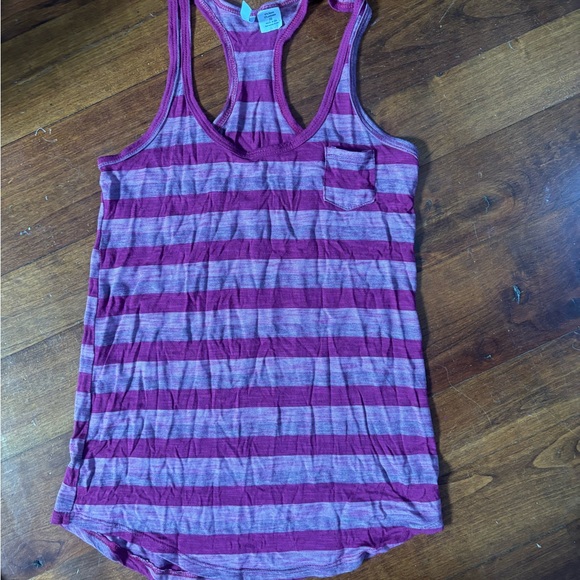 Striped Plum Tank Top - Picture 1 of 1
